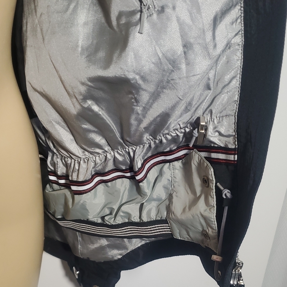 Marker Women's Winter Ski Jacket Black and Silver Jacket Size 12 - Picture 5 of 13